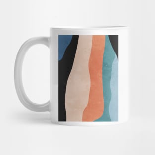 Abstract Colour Orange Artwork Mug